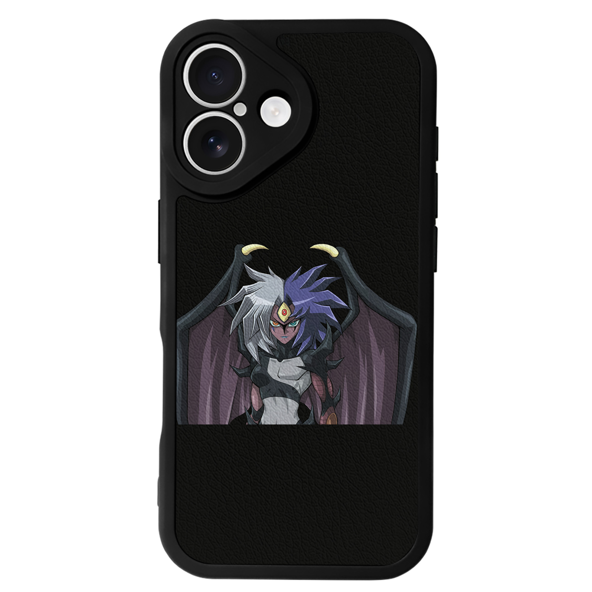 （画像用） 遊☆戯☆王 Yu-Gi-Oh! 【iPhone 16シリーズ対応】シリコンスマホケース（レザー調） 材質：シリコン